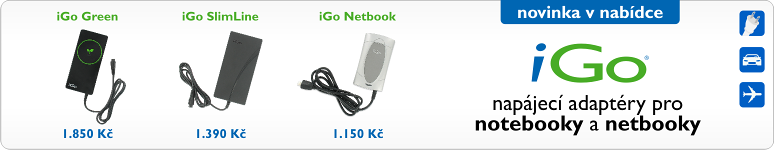 iGo - napájecí adaptéry k notebookům a netbookům