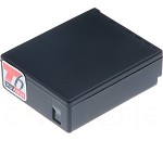 Baterie T6 power Panasonic CGA-S007, 1000 mAh, černá