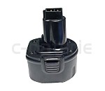 Baterie Dewalt DE9062, 3000 mAh, černá