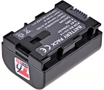 Baterie T6 power JVC BN-VG108E, 1200 mAh, černá