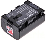 Baterie T6 power JVC BN-VG107U, 1200 mAh, černá